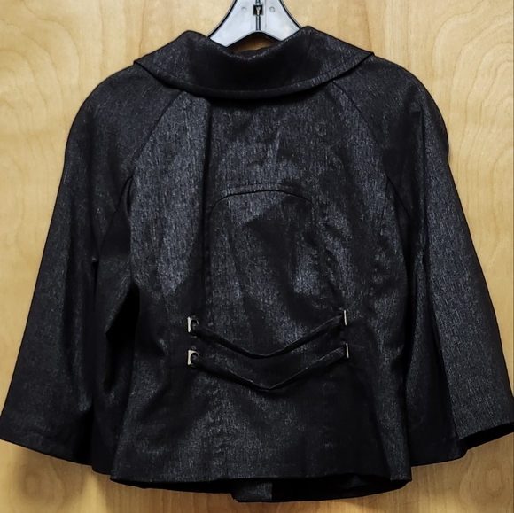 Rachel Adams Size 4 crop 3/4 sleeve jacket bell sleeve retro Y2K - Picture 2 of 9